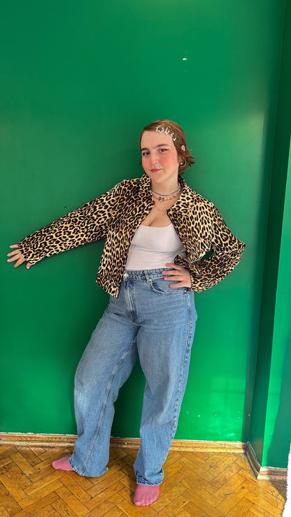 Roxy – Leopard Canvas Ceket